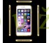 Zrkadlový kryt + bumper iPhone 6/6S - zlatý